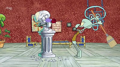 Bob Esponja — Calamardo palominado | Clan RTVE.es - Bob Esponja | Ver