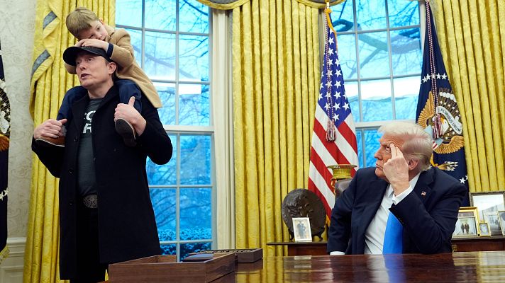 Telediario 1 - El primer mes de Trump en la Casa Blanca