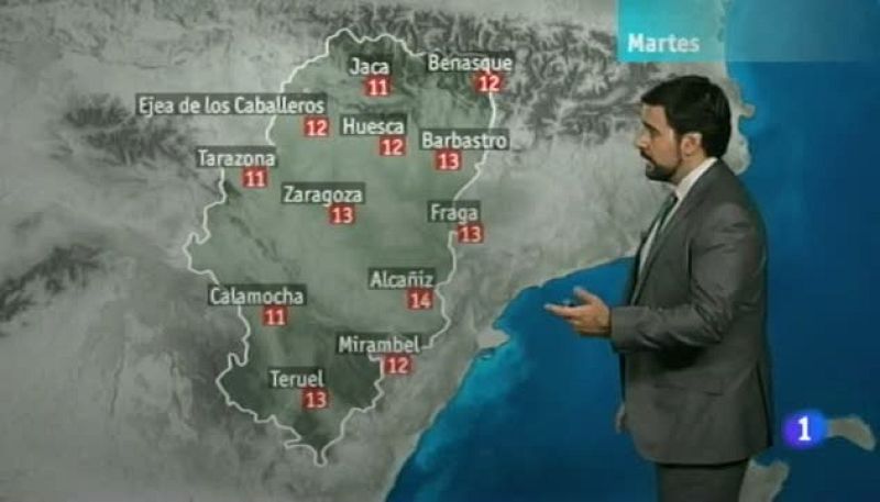 El tiempo en Aragón - 08/01/13 | Ver