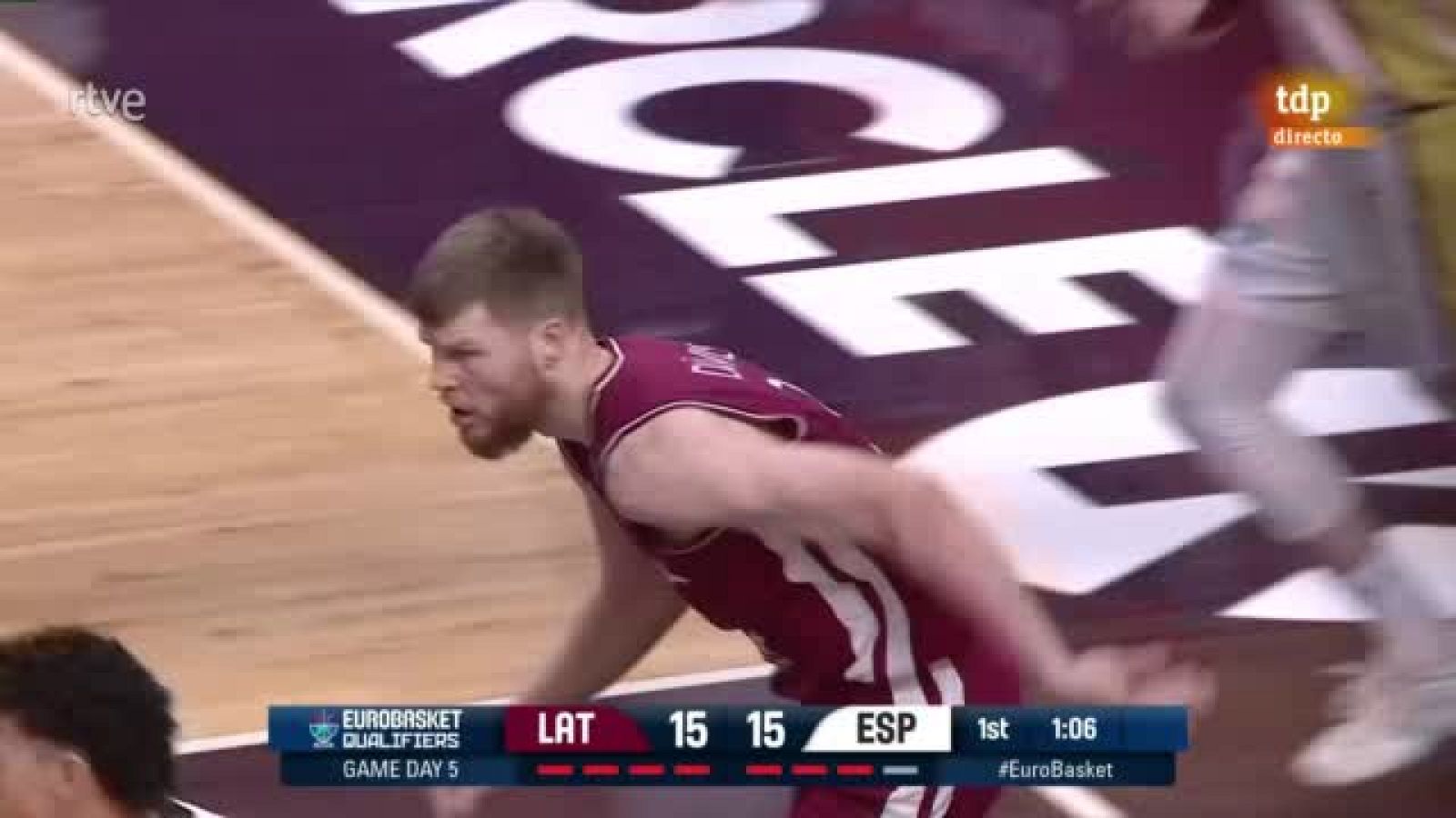 Letonia gana a España en la clasificación para el Eurobasket | Ver