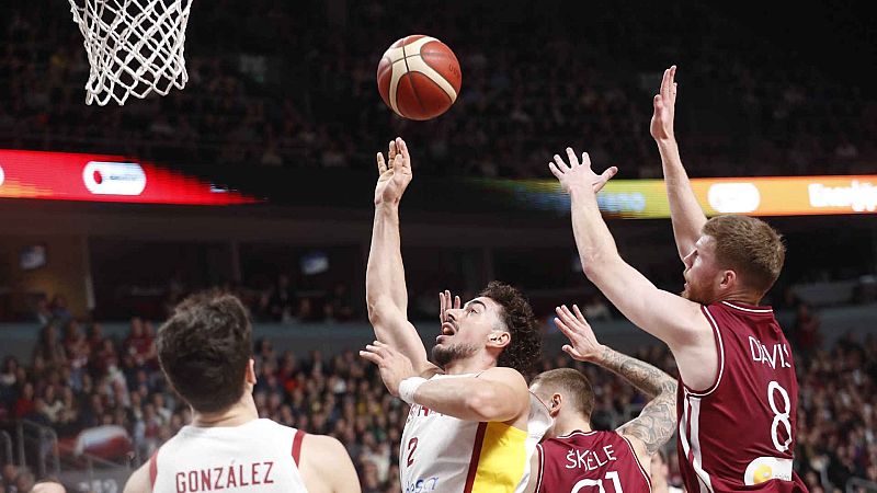 Baloncesto - Clasificación Campeonato de Europa Masculino. 5ª jornada: Letonia - España - ver ahora