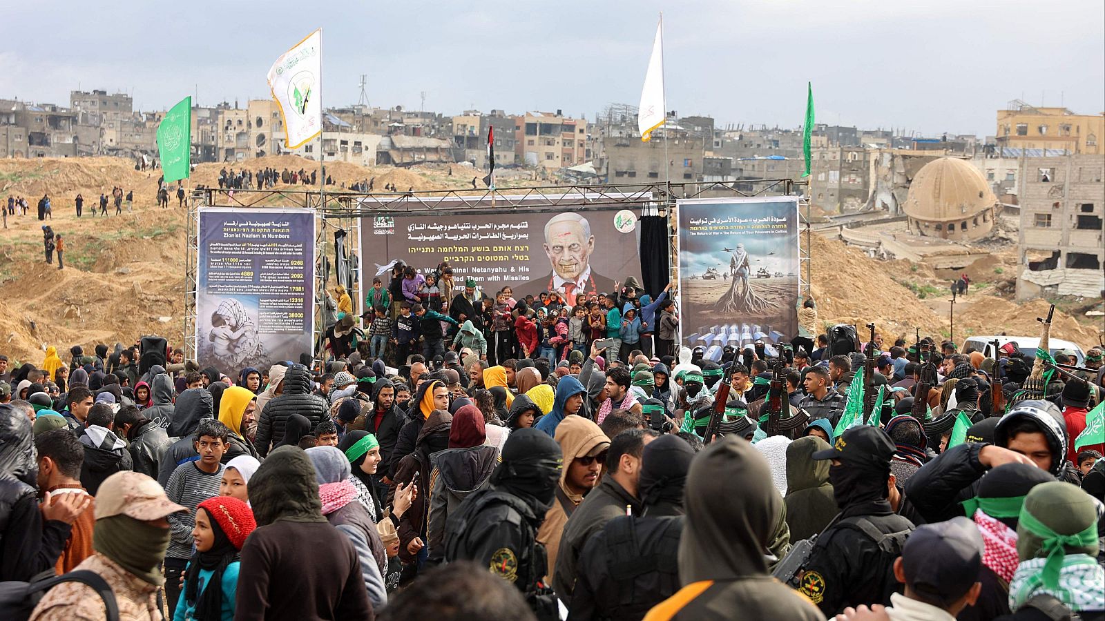 Hamás entrega los cuerpos de cuatro rehenes israelíes | Ver