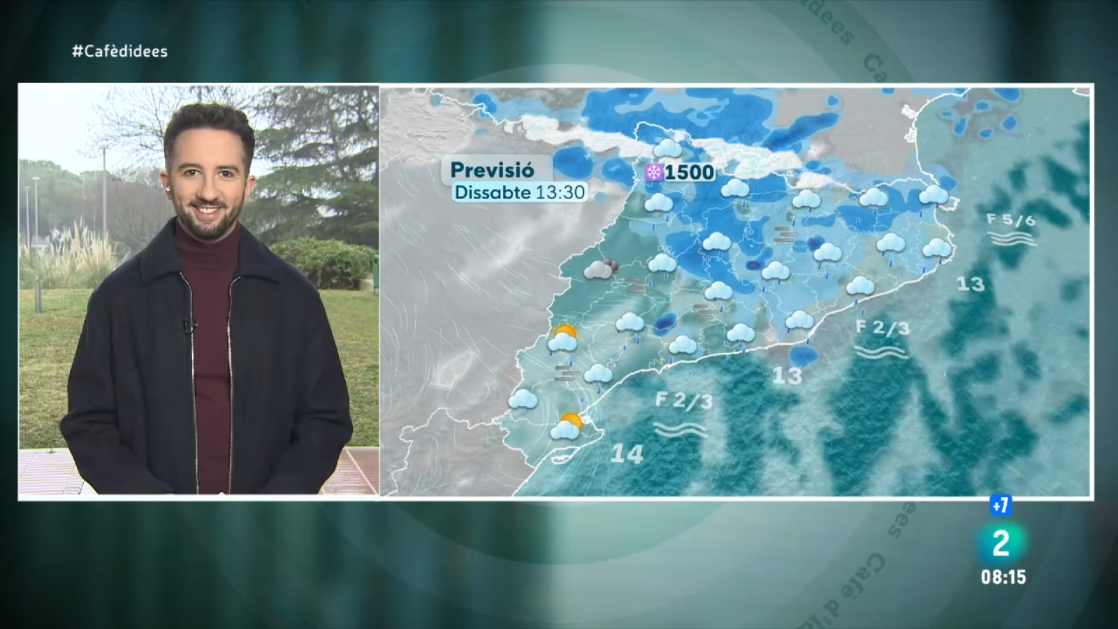 El Temps - Dos dies rúfols, amb pluja i neu, i un de sol i bonaça | Veure