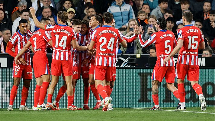 Resúmenes de LaLiga - Valencia - Atlético de Madrid: resumen del partido de la 25ª jornada de Liga | Primera