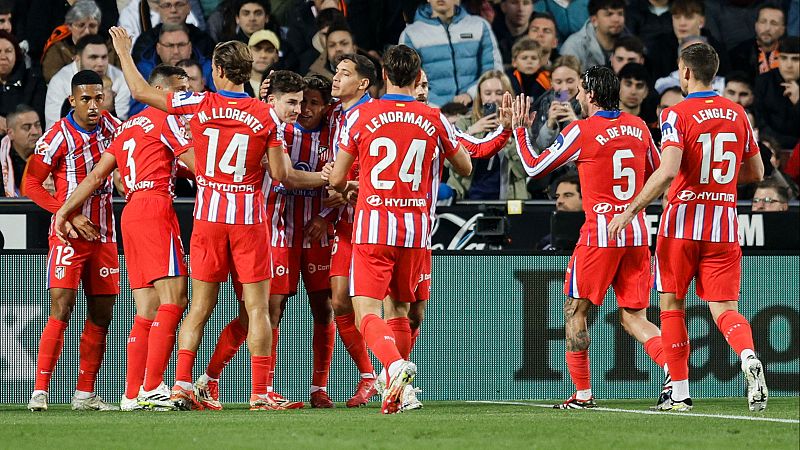 Valencia - Atlético Madrid: resumen partido 25ª jornada | Primera | Ver