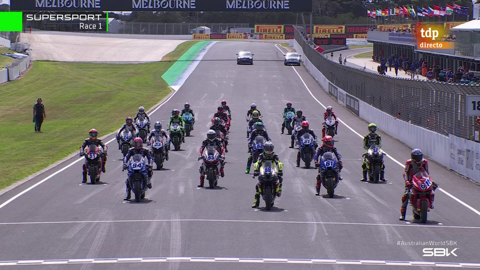 Superbike - Campeonato del Mundo. WorldSSP 1ª carrera - ver ahora