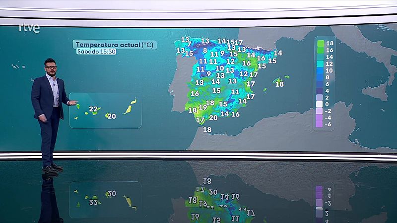 Chubascos fuertes y ocasionalmente acompañados de tormenta y granizo menudo en Galicia, Cantábrico y Estrecho - ver ahora