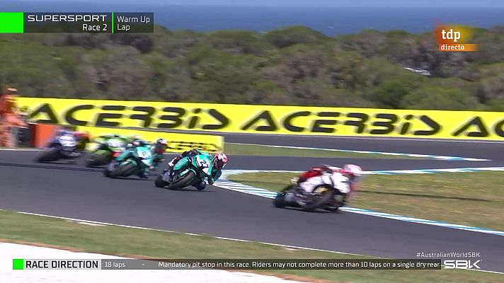 Mundial de Superbike - Campeonato del Mundo. WorldSSP 2ª carrera