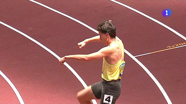 Los Deportes de La1 - Mariano García arranca 'la moto' para ganar en los 800 metros