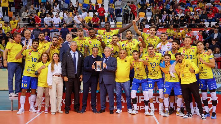 Voleibol - CV Guaguas gana la Copa del Rey de voleibol tras ganar a Menorca 3-1