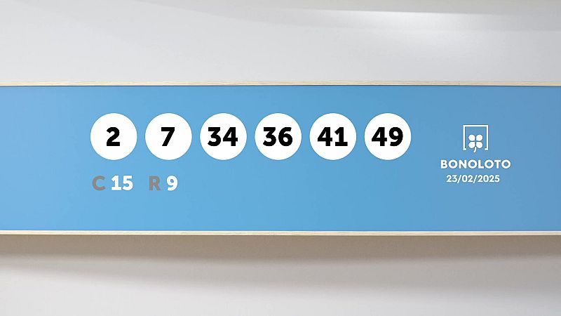 Sorteo de la Lotería Bonoloto del 23/02/2025 - Ver ahora
