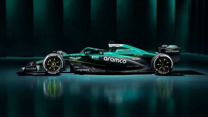 Los Deportes de La1 - Así es el AMR25, el nuevo coche de Fernando Alonso