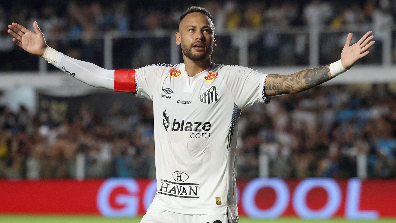 El golazo olímpico de Neymar con el Santos - Fútbol | Ver