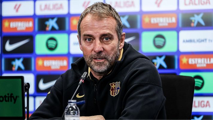 Copa del Rey - Flick, en la previa del Barça-Atlético de Copa: "Dani Olmo está para ser titular"