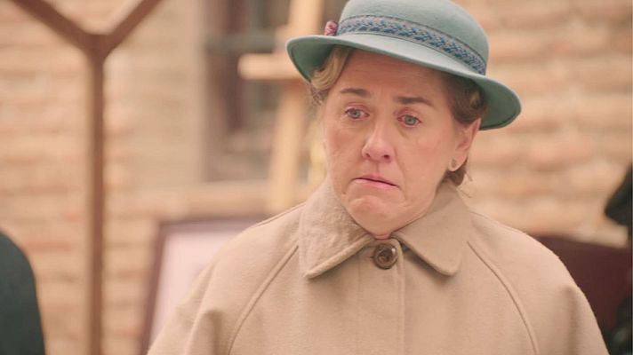 Salón de té La Moderna - Una manifestación llega hasta el rodaje de la película de Inés