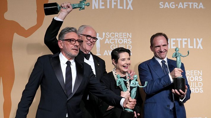 Telediario 1 - Sorpresa en los SAG Awards 2025: Timothée Chalamet gana el premio a mejor actor