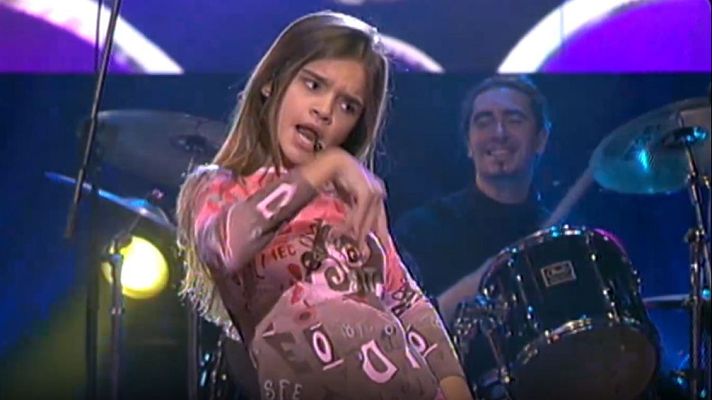 Música sí - Melody canta "La ratita" en 'Música Sí'