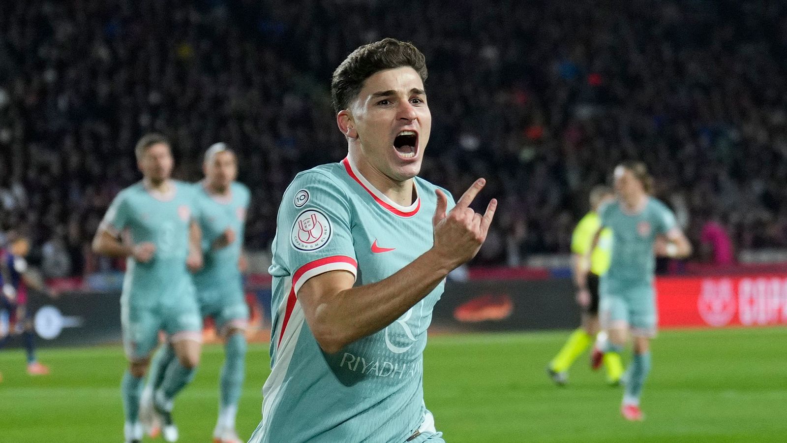 Barcelona 0-1 Atlético: Julián Álvarez marca en el primer minuto - Copa del Rey | Ver