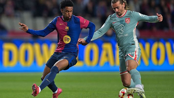 Copa del Rey - Barcelona - Atlético: Griezmann anota en un arrollador inicio colchonero en Montjuic