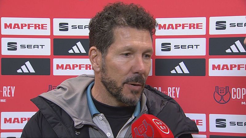 Simeone: "En el Atleti hay un espírutu de gladiadores increíble" - Copa del Rey | Ver