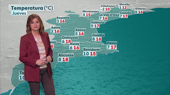 L'informatiu - Comunitat Valenciana - El tiempo en la Comunitat Valenciana - 26/02/2025