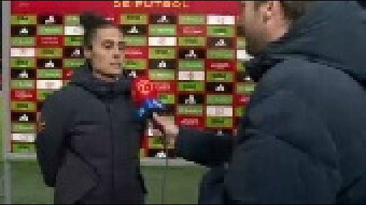Fútbol - Montse Tomé: "Hemos merecido más y nos toca analizar desde la derrota"