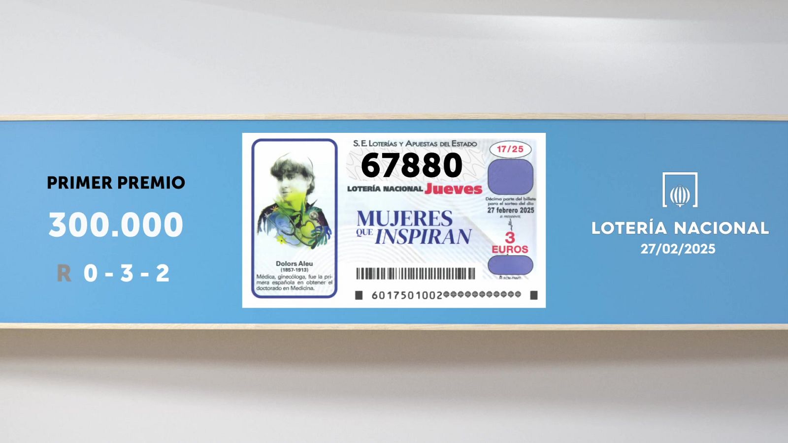 Sorteo de la Lotería Nacional del 27/02/2025 - Ver ahora