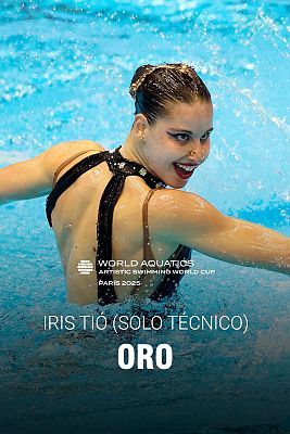 Natación - Nos quedamos contigo, Iris: oro en la Copa del mundo de París en sólo técnico