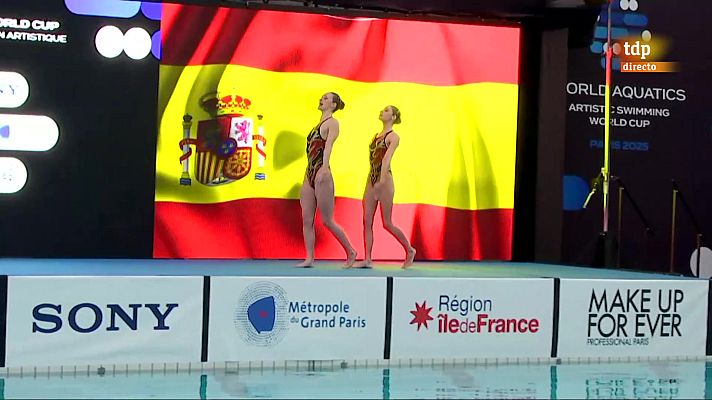 Natación - Txell Ferré Gaset y Lilou Lluís Valette ganan en dúo técnico en la Copa del Mundo de París