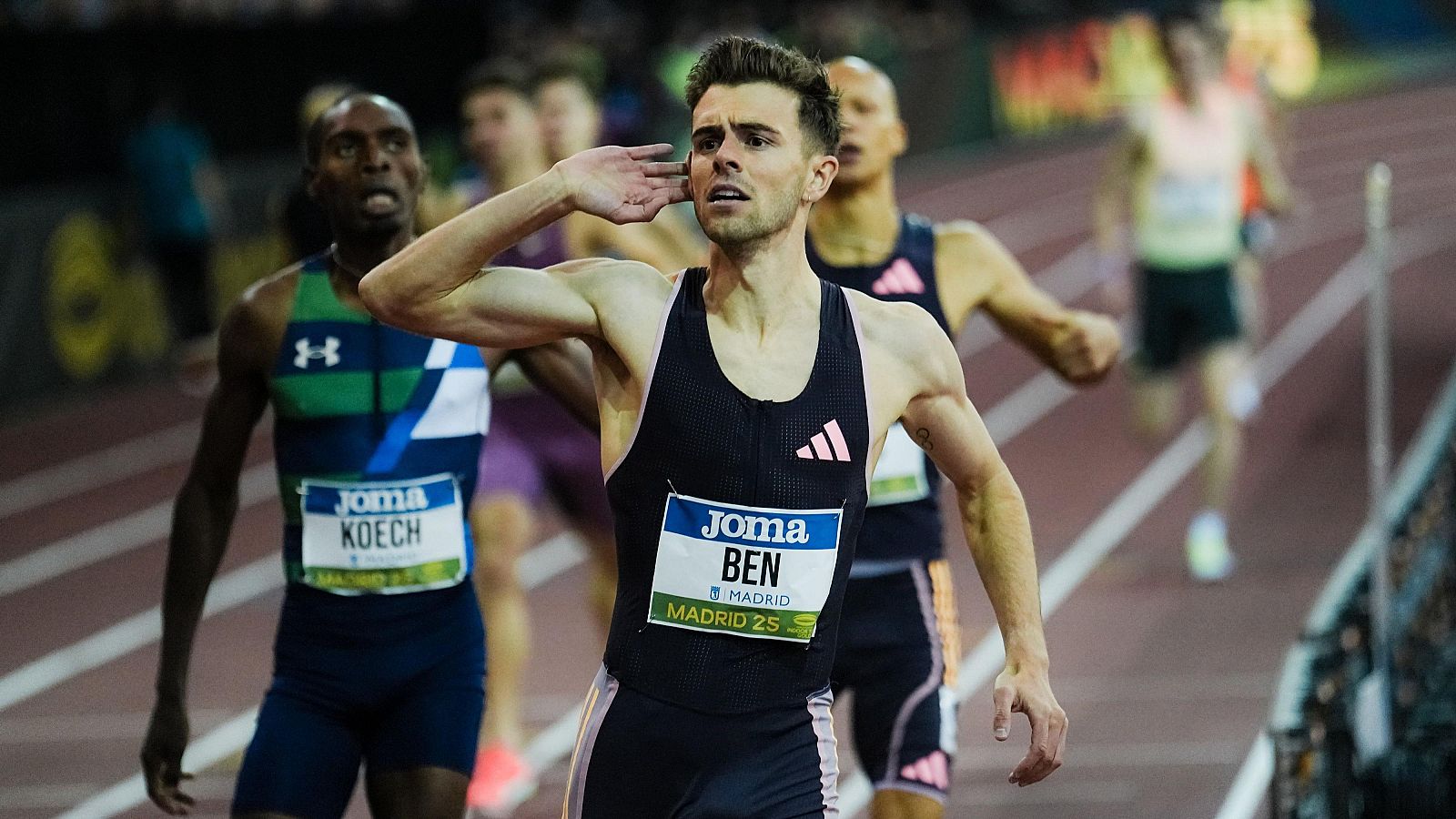 Adrián Ben logra la victoria en los 800m del Meeting de Madrid - Atletismo | Ver