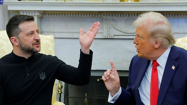 Telediario 2 - Tensión insólita en la reunión entre Trump y Zelenski en la Casa Blanca