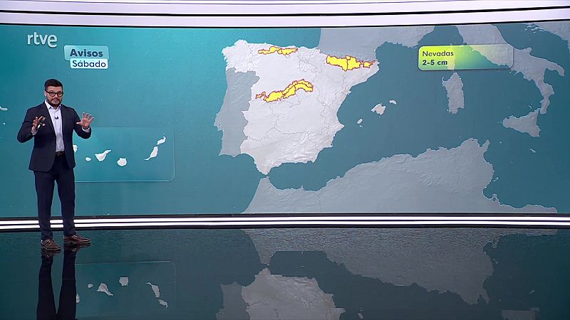 Precipitaciones en el extremo sureste peninsular, islas Pitiusas y en Melilla