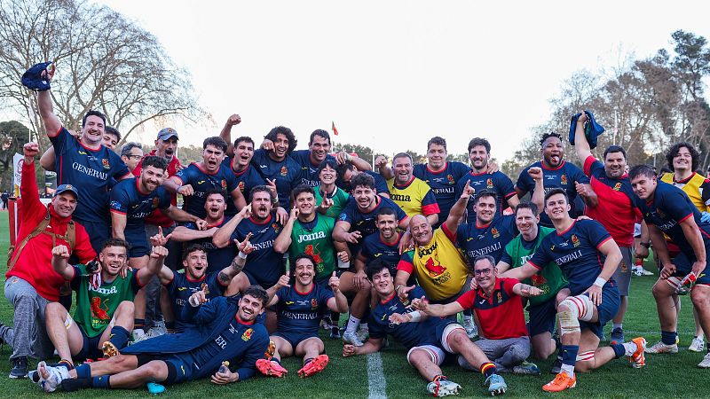 Resumen de la semifinal del Campeonato de Europa de rugby entre España y Portugal