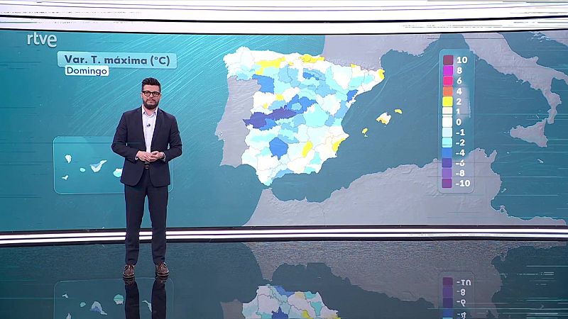Descenso notable de las máximas en la meseta norte y este de la meseta sur - ver ahora