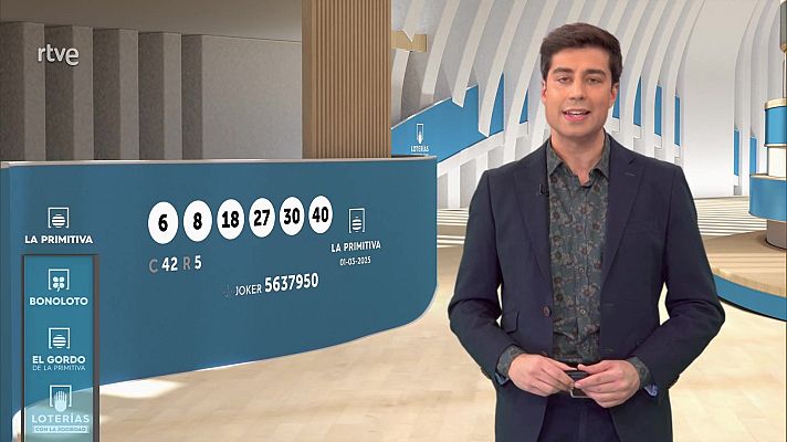 Loterías - Sorteo de la Bonoloto y Primitiva del 01/03/2025