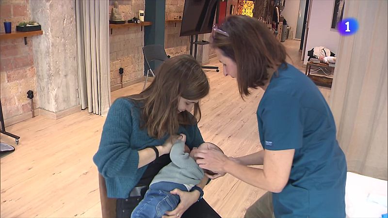 Osteopatia per a nadons per facilitar l'alletament