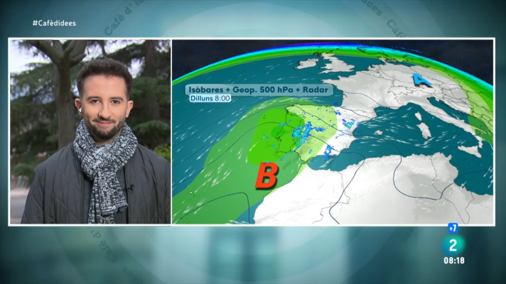 El temps - Dilluns gris, amb ruixats, vent i pluja abundant a les Terres de l'Ebre