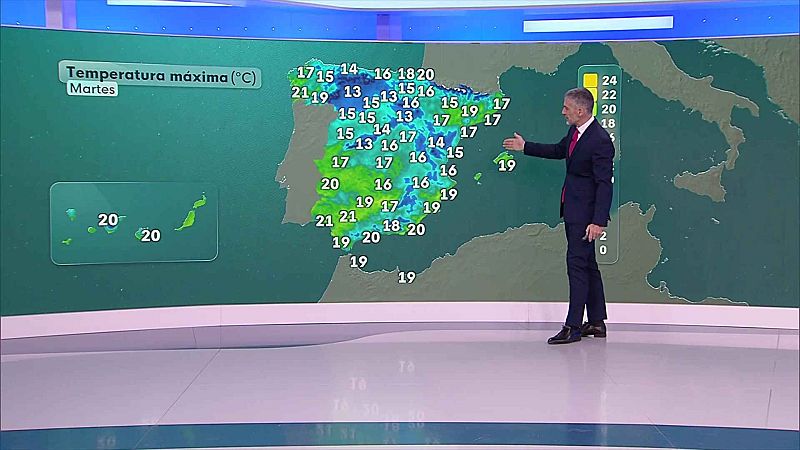 Nevadas durante las primeras horas del día en el sistema Central y cordillera Cantábrica - ver ahora
