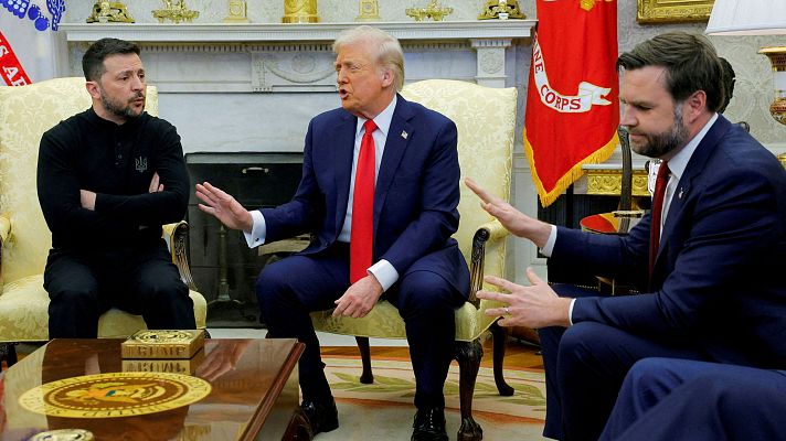 Telediario 2 - Trump vuelve a cargar contra Zelenski y Europa mantiene su apoyo