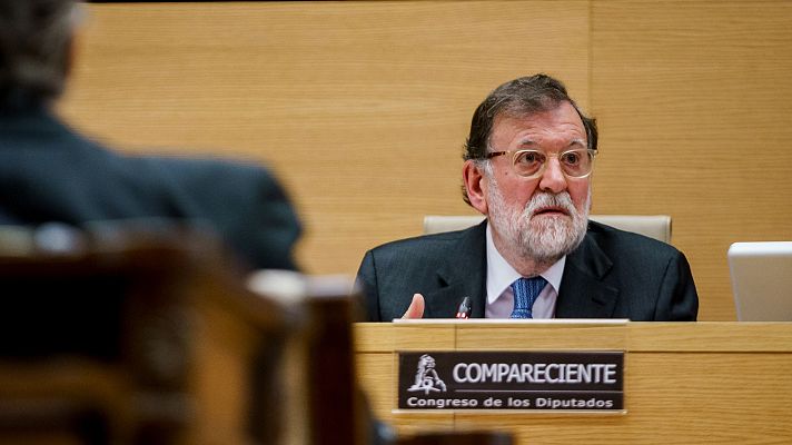 Telediario 1 - Rajoy asegura no tener "ningún conocimiento" de una 'Operación Cataluña'