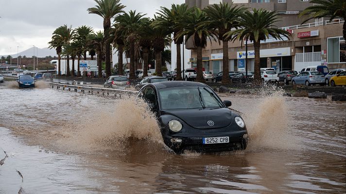 Telediario 1 - Llueve sobre mojado en muchas zonas de España