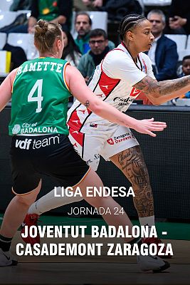 Baloncesto en RTVE - Liga Femenina Endesa. 24ª jornada: Joventut Badalona - Casademont Zaragoza