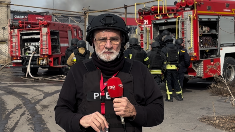 Rusia bombardea un taller mecánico en Kramatorsk, en el Donbás