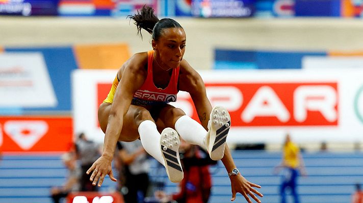 Atletismo - Ana Peleteiro se clasifica para la final del triple en el Europeo de Apeldoorn con un salto de 14.14