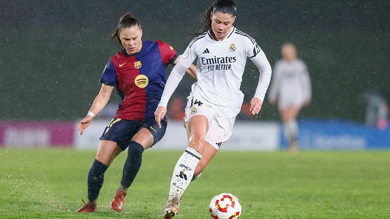 Fútbol - Copa de la Reina. Semifinal ida: Real Madrid CF Femenino - FC Barcelona