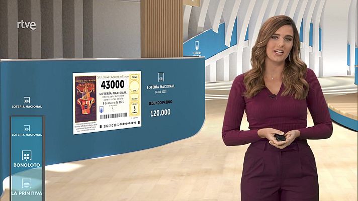 Loterías - Sorteo de la Lotería Nacional del 08/03/2025