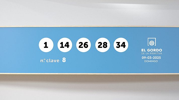 SELAE - Sorteo de la Lotería Gordo de la Primitiva del 09/03/2025