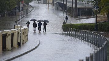 Cinco comunidades en aviso amarillo por lluvias este lunes