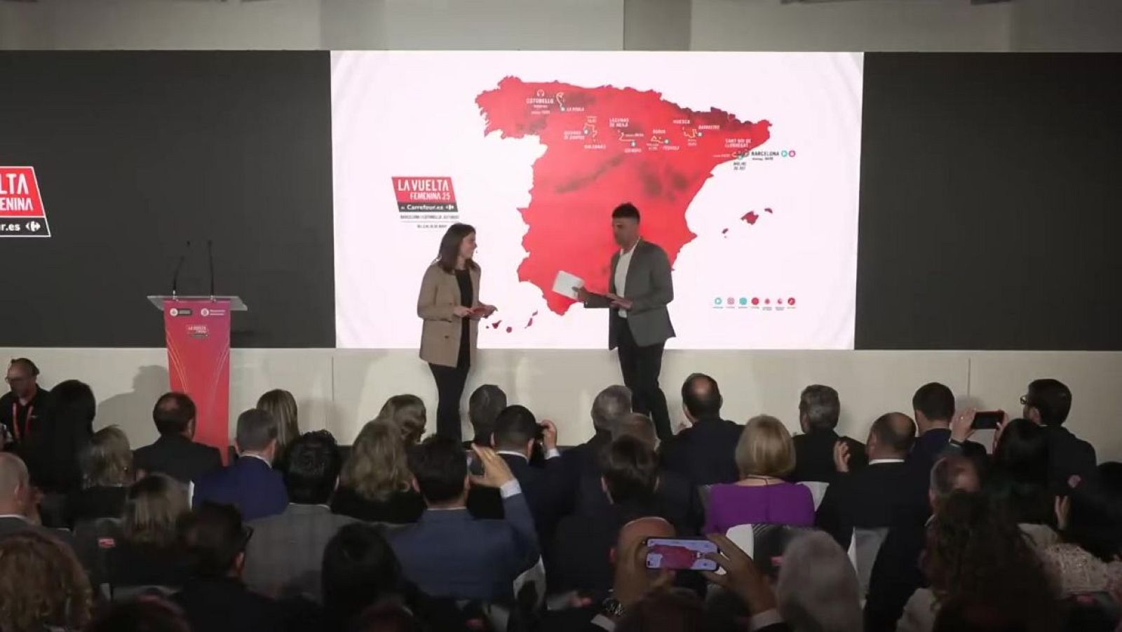 Ciclismo - Vuelta Ciclista España Femenina 2025. Presentación  - ver ahora