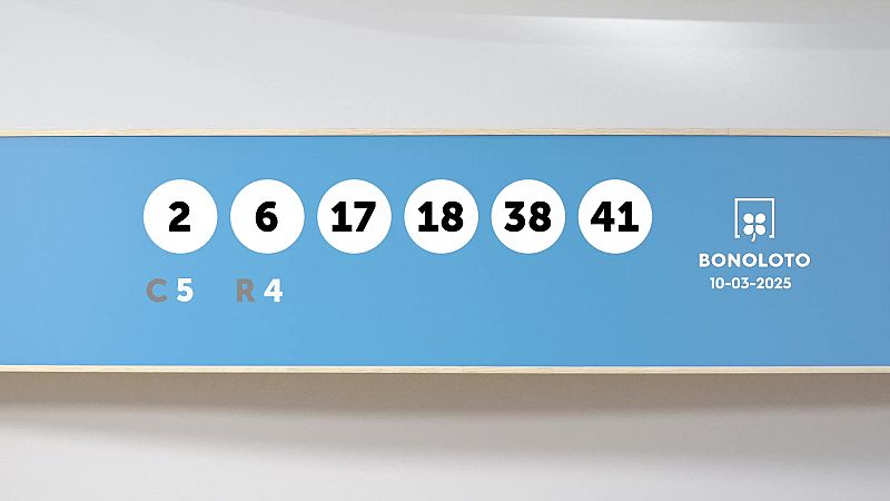 Sorteo de la Lotería Bonoloto del 10/03/2025 - Ver ahora